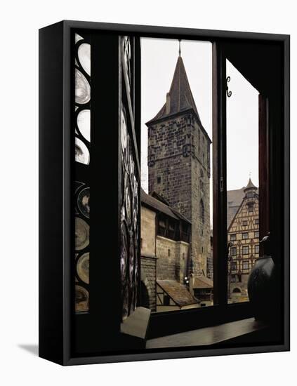 View from Albrecht Duerer's House in Nuernberg, Germany-Albrecht Dürer-Framed Stretched Canvas