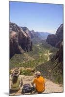 View from Angels Landing, Zion National Park, Utah, United States of America, North America-Gary Cook-Mounted Photographic Print