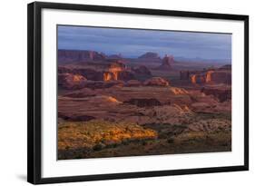 View from Atop Hunt's Mesa in Monument Valley Tribal Park of the Navajo Nation, Arizona and Utah-Jerry Ginsberg-Framed Photographic Print