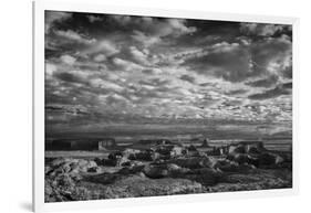 View from Atop Hunt's Mesa in Monument Valley Tribal Park of the Navajo Nation, Arizona and Utah-Jerry Ginsberg-Framed Photographic Print