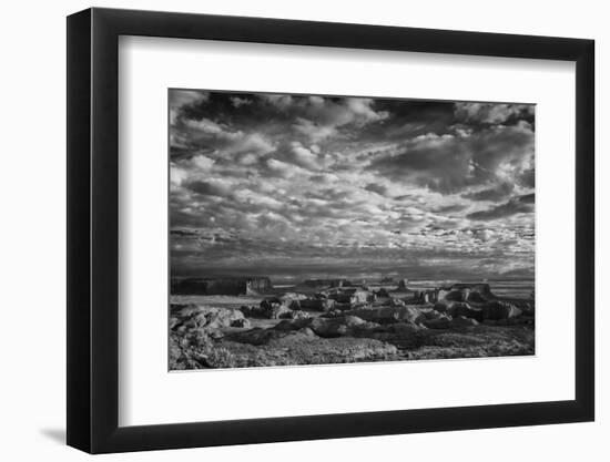 View from Atop Hunt's Mesa in Monument Valley Tribal Park of the Navajo Nation, Arizona and Utah-Jerry Ginsberg-Framed Photographic Print