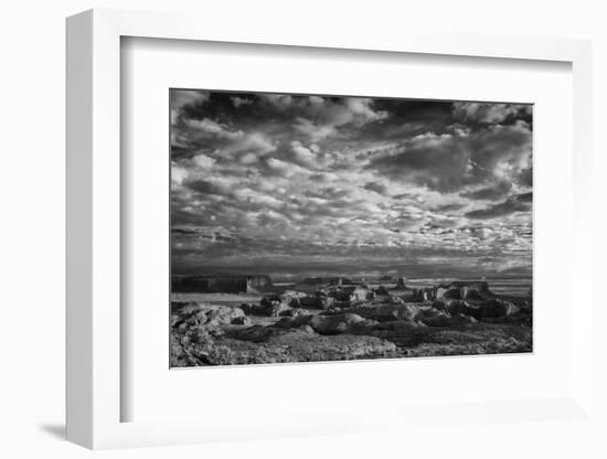 View from Atop Hunt's Mesa in Monument Valley Tribal Park of the Navajo Nation, Arizona and Utah-Jerry Ginsberg-Framed Photographic Print