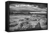 View from Atop Hunt's Mesa in Monument Valley Tribal Park of the Navajo Nation, Az-Jerry Ginsberg-Framed Stretched Canvas