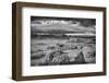 View from Atop Hunt's Mesa in Monument Valley Tribal Park of the Navajo Nation, Az-Jerry Ginsberg-Framed Photographic Print