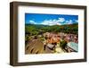View from Atop Loket Castle in the Village of Loket in Karlovy Vary, Bohemia, Czech Republic-Laura Grier-Framed Photographic Print