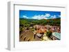View from Atop Loket Castle in the Village of Loket in Karlovy Vary, Bohemia, Czech Republic-Laura Grier-Framed Photographic Print