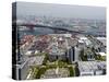 View from Atop World Trade Center of Osaka Port Built on Reclaimed Land in Osaka Bay, Osaka, Japan-null-Stretched Canvas