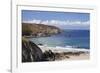 View from Baie Des Trepasses to the Lighthouse at Pointe Du Raz and the Isle De Sein-Markus Lange-Framed Photographic Print