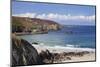 View from Baie Des Trepasses to the Lighthouse at Pointe Du Raz and the Isle De Sein-Markus Lange-Mounted Photographic Print