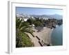 View from Balcon De Europa of Nerja, Andalusia, Spain, Europe-Hans Peter Merten-Framed Photographic Print