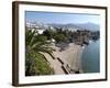 View from Balcon De Europa of Nerja, Andalusia, Spain, Europe-Hans Peter Merten-Framed Photographic Print