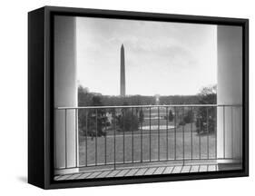 View from Balcony of the White House-Thomas D^ Mcavoy-Framed Stretched Canvas