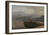 View from Bastei, 1819 (Oil on Canvas)-Johan Christian Dahl-Framed Giclee Print