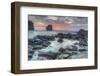 View from beach at Manele Bay of Puu Pehe at sunrise, South Shore of Lanai Island, Hawaii-Stuart Westmorland-Framed Photographic Print