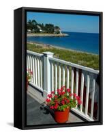 View from Beach House, Scituate, Massachusetts-Lisa S^ Engelbrecht-Framed Stretched Canvas