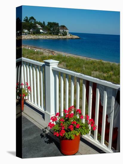 View from Beach House, Scituate, Massachusetts-Lisa S^ Engelbrecht-Stretched Canvas