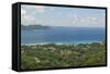 View from Bellevue, La Digue, Seychelles, Indian Ocean Islands-Guido Cozzi-Framed Stretched Canvas