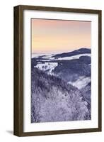 View from Black Forest Highway to Glottertal Tal Valley at Sunset-Markus Lange-Framed Photographic Print