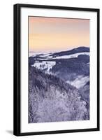 View from Black Forest Highway to Glottertal Tal Valley at Sunset-Markus Lange-Framed Photographic Print