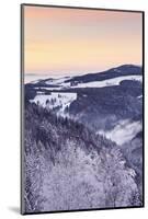 View from Black Forest Highway to Glottertal Tal Valley at Sunset-Markus Lange-Mounted Photographic Print