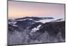 View from Black Forest Highway to Simonswaelder Tal Valley at Sunset-Markus Lange-Mounted Photographic Print