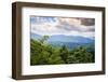 View from Blue Ridge Parkway, Smoky Mountains, USA.-Anna Miller-Framed Photographic Print