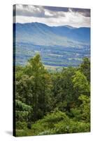 View from Blue Ridge Parkway, Smoky Mountains, USA.-Anna Miller-Stretched Canvas