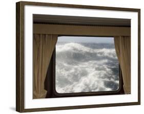 View from Cabin on Antarctic Dream Navigation on Rough Seas Near Cape Horn-Sergio Pitamitz-Framed Photographic Print