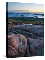 View from Cadillac Mountain, Acadia National Park, Mount Desert Island, Maine, New England, USA-Alan Copson-Stretched Canvas