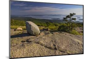 View from Cadillac Mountain looking down onto Frenchman Bay in Acadia National Park, Maine, USA-Chuck Haney-Mounted Photographic Print