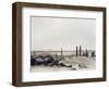 View from Cairo Towards Pyramids of Giza-null-Framed Giclee Print