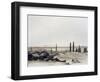 View from Cairo Towards Pyramids of Giza-null-Framed Giclee Print