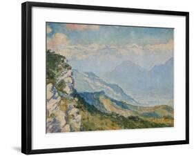 View from Campo Dei Fiori, Varese, Italy, C.1925-Edgar Wood-Framed Giclee Print