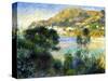 View From Cap Martin of Monte Carlo, c.1884-Pierre-Auguste Renoir-Stretched Canvas