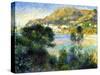 View From Cap Martin of Monte Carlo, c.1884-Pierre-Auguste Renoir-Stretched Canvas