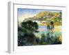 View From Cap Martin of Monte Carlo, c.1884-Pierre-Auguste Renoir-Framed Giclee Print
