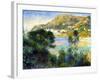 View From Cap Martin of Monte Carlo, c.1884-Pierre-Auguste Renoir-Framed Giclee Print