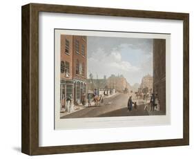 View from Capel-Street, Looking over Essex-Bridge, Dublin, 1797-James Malton-Framed Giclee Print