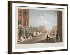 View from Capel-Street, Looking over Essex-Bridge, Dublin, 1797-James Malton-Framed Giclee Print
