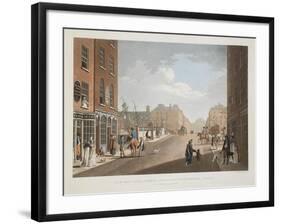 View from Capel-Street, Looking over Essex-Bridge, Dublin, 1797-James Malton-Framed Giclee Print