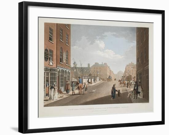 View from Capel-Street, Looking over Essex-Bridge, Dublin, 1797-James Malton-Framed Giclee Print