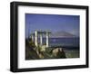 View from Capri across the Gulf of Naples to Mt. Vesuvius, 1868-Carl Frederick Sorensen-Framed Giclee Print