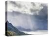 View from Carr Brae Towards Head of Loch Duich and Five Sisters of Kintail with Rays of Sunlight Bu-Lee Frost-Stretched Canvas