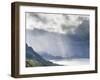 View from Carr Brae Towards Head of Loch Duich and Five Sisters of Kintail with Rays of Sunlight Bu-Lee Frost-Framed Photographic Print