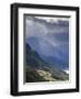 View from Carr Brae Towards Head of Loch Duich and Five Sisters of Kintail with Sunlight Bursting T-Lee Frost-Framed Photographic Print