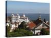 View from Castelo de Sao Jorge to Sao Vicente de Fora Church, Lisbon, Portugal, Europe-Stuart Black-Stretched Canvas