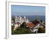 View from Castelo de Sao Jorge to Sao Vicente de Fora Church, Lisbon, Portugal, Europe-Stuart Black-Framed Photographic Print