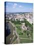 View from Castle Green to the City Centre, Bristol, England, United Kingdom-Rob Cousins-Stretched Canvas