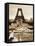 View from Chaillot Palace of Eiffel Tower Built for World Fair in 1889, Here 2nd Floor, 1888-null-Framed Stretched Canvas