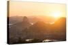 View from Chinese Vista at Dawn, Rio De Janeiro, Brazil, South America-Ben Pipe-Stretched Canvas